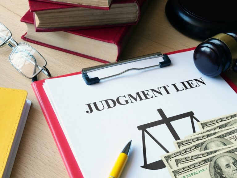 Judgment Lien from Property